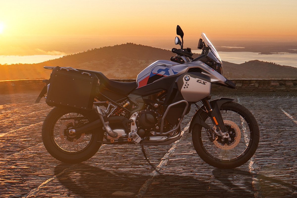 A BMW F 800 GS near Corona, CA. 